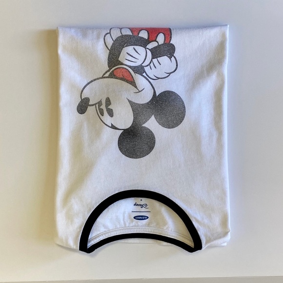 Old Navy Disney Men’s Mickey Mouse Tee White - Picture 5 of 8